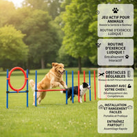 Poteau réglable du set d'agilité pour chien