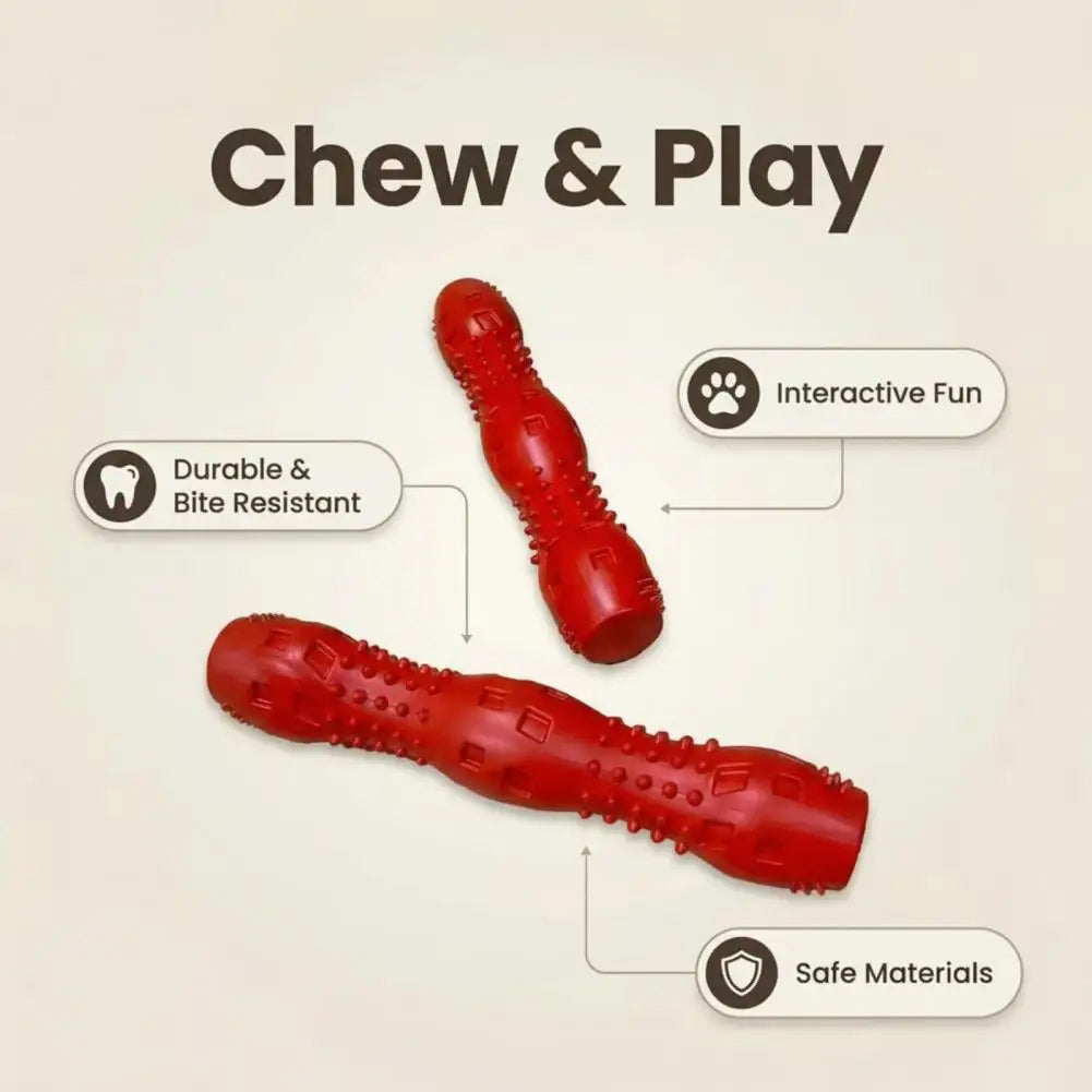 Bâton à mâcher pour chien - détail du bout du bâton
