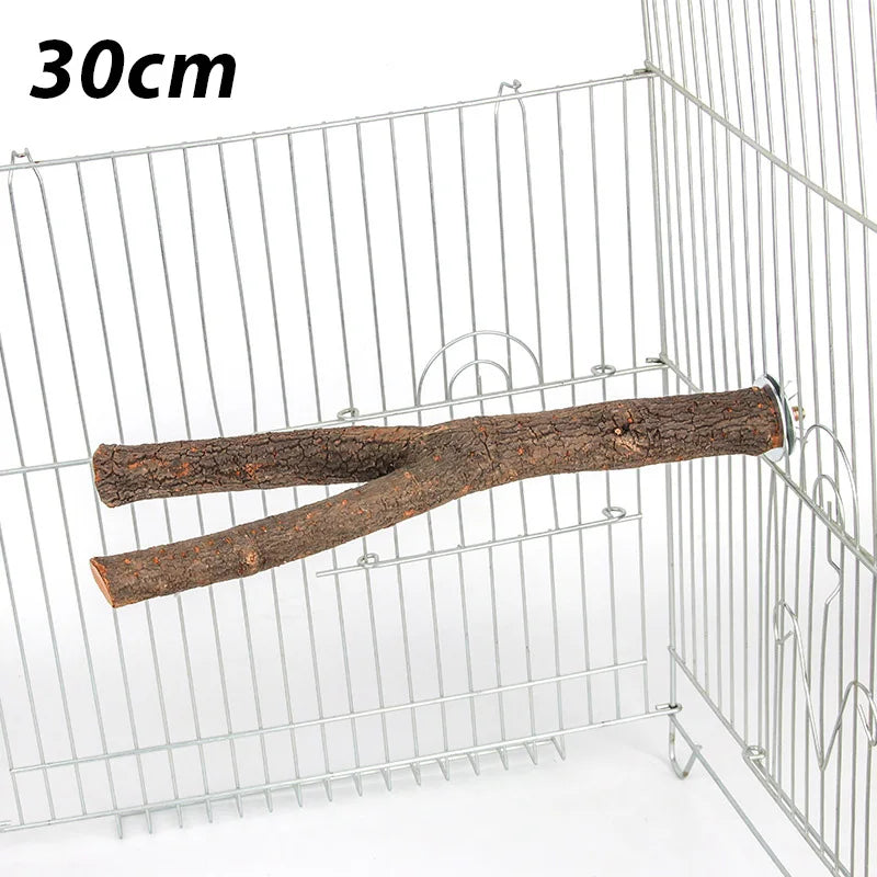 Ensemble de perchoirs en bois pour oiseaux de cage