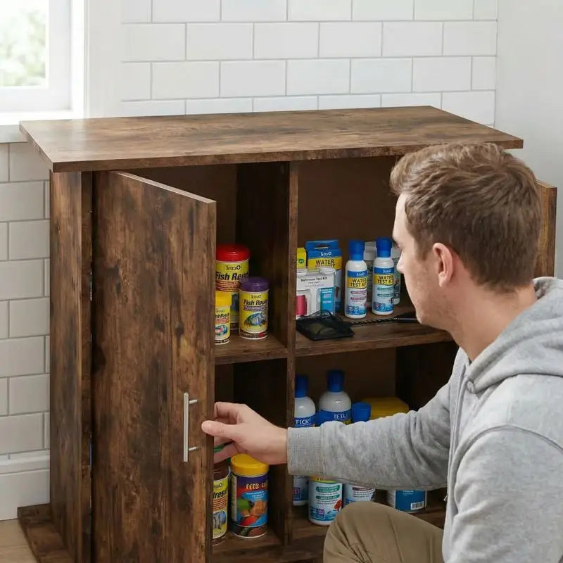 Détail de la finition bois chêne fumé du meuble
