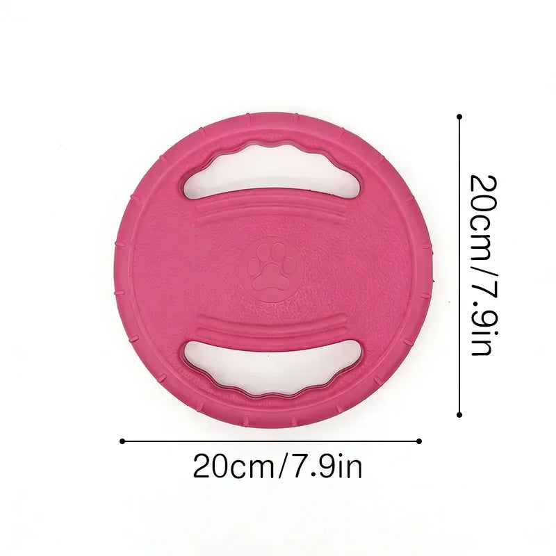 Frisbee indestructible pour chien - vue de dessus