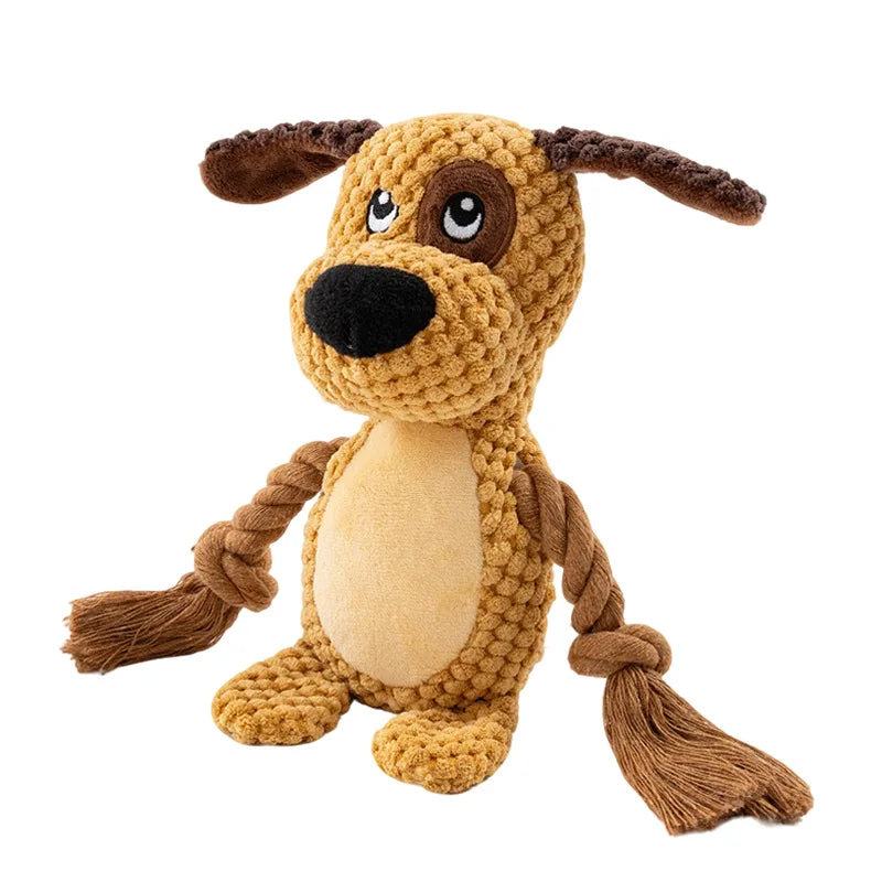 Jouet peluche indestructible pour chien en situation, vue 8