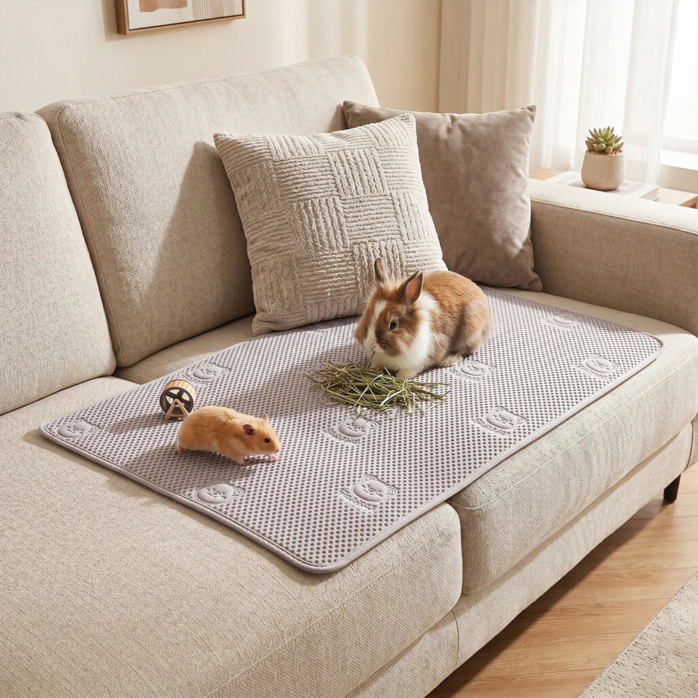 Tapis lavable pour cochon d'Inde - détail du tissu
