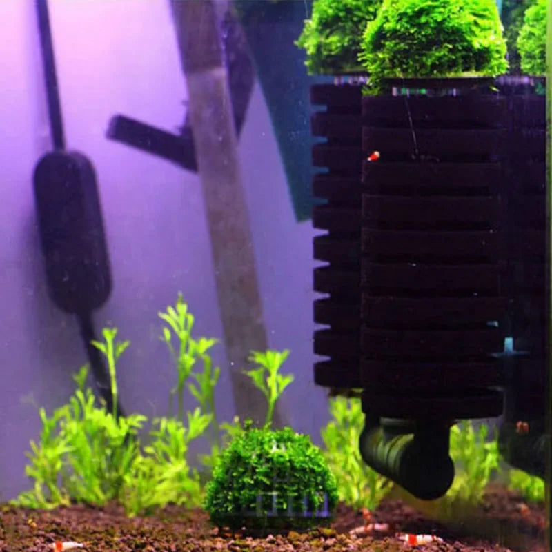 Support boule de mousse pour aquarium - dimensions