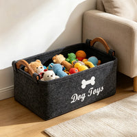 Panier de rangement pour jouets d'animaux – détail du tissu