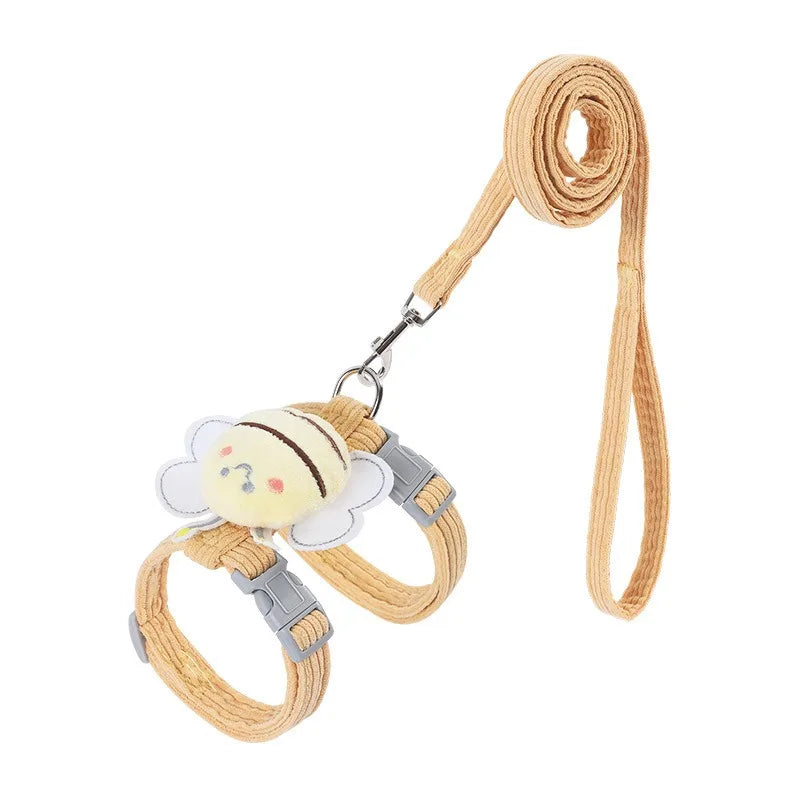 Harnais double ajustable pour chien et chat en situation, vue 3