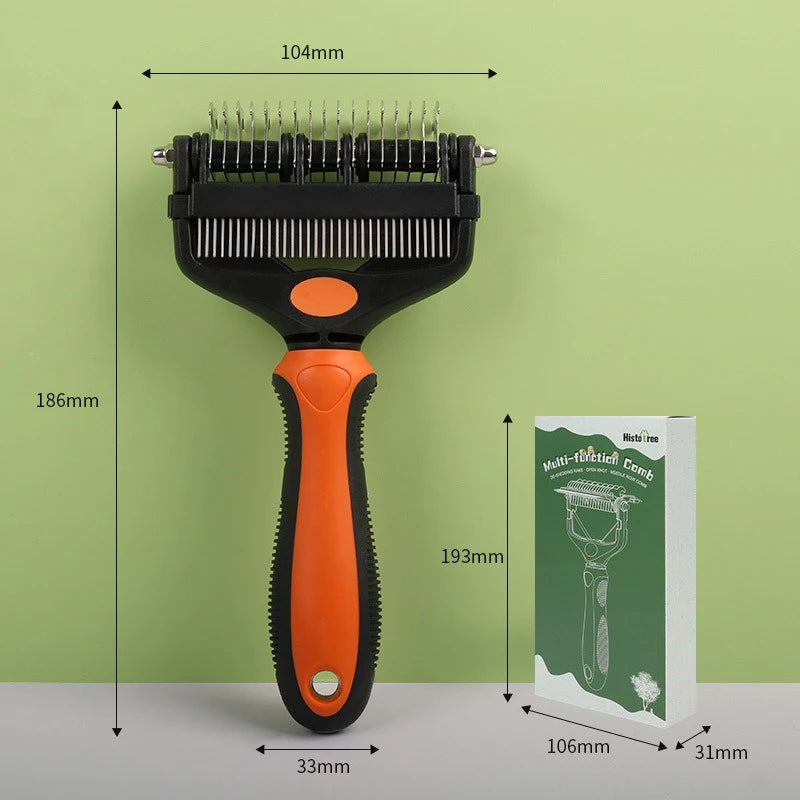 Brosse de toilettage pour chien et chat – présentation des tailles