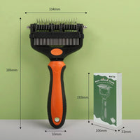 Brosse de toilettage pour chien et chat – présentation des tailles