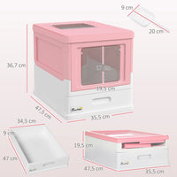 Tiroir de la maison de toilette pour chat