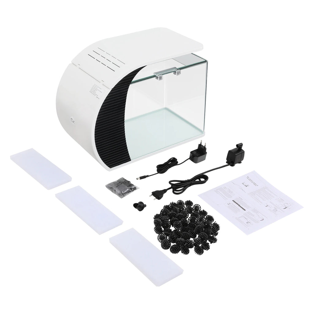 Kit aquarium LED posé sur un bureau