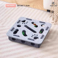 Boîte à énigmes en feutre pour chat - vue d'ensemble