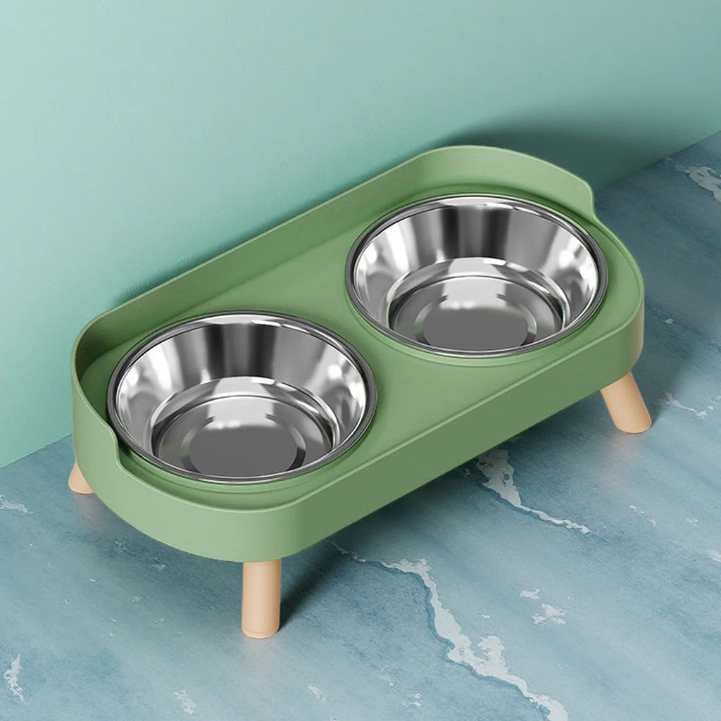 Gamelle double pour chien et chat – vue d'ensemble