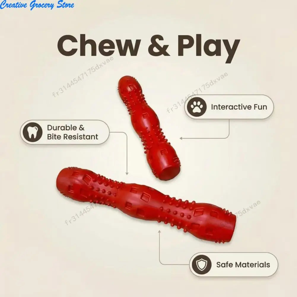 Bâton à mâcher pour chien - chien en train de mâchouiller le jouet