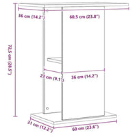 Meuble d'aquarium minimaliste, vue de l'espace de rangement