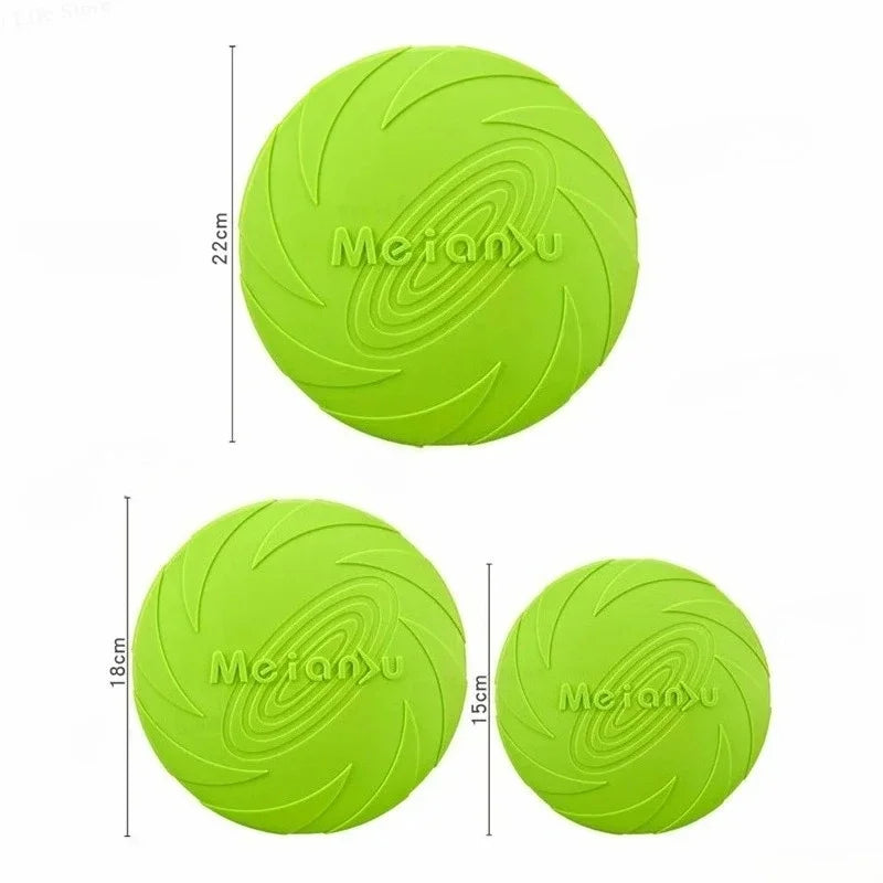 Frisbee résistant pour chien, vue de face