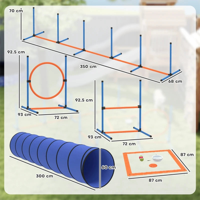 Kit d'agilité pour chien - obstacle de saut réglable