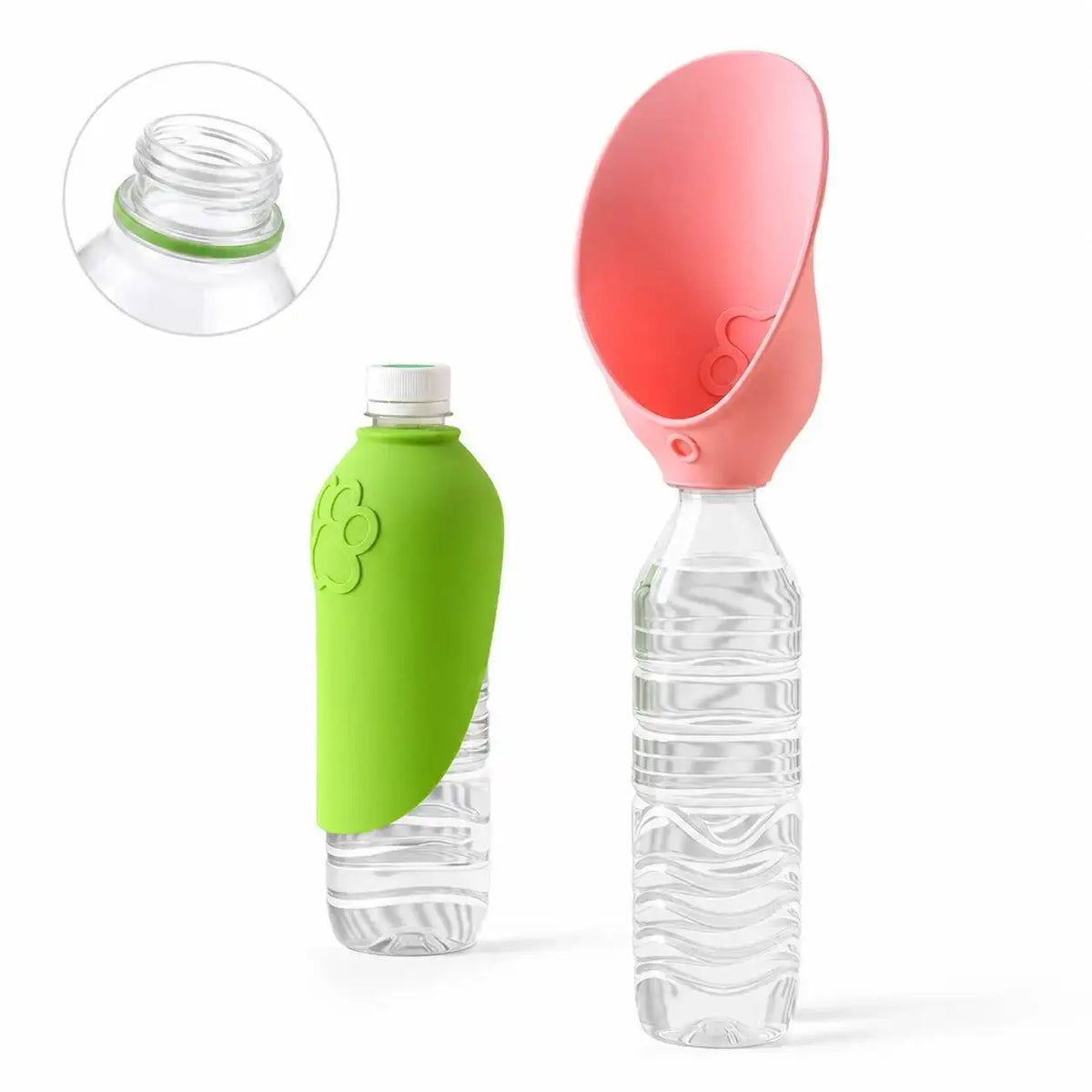 Gourde pliable pour chien et chat – vue de dessus