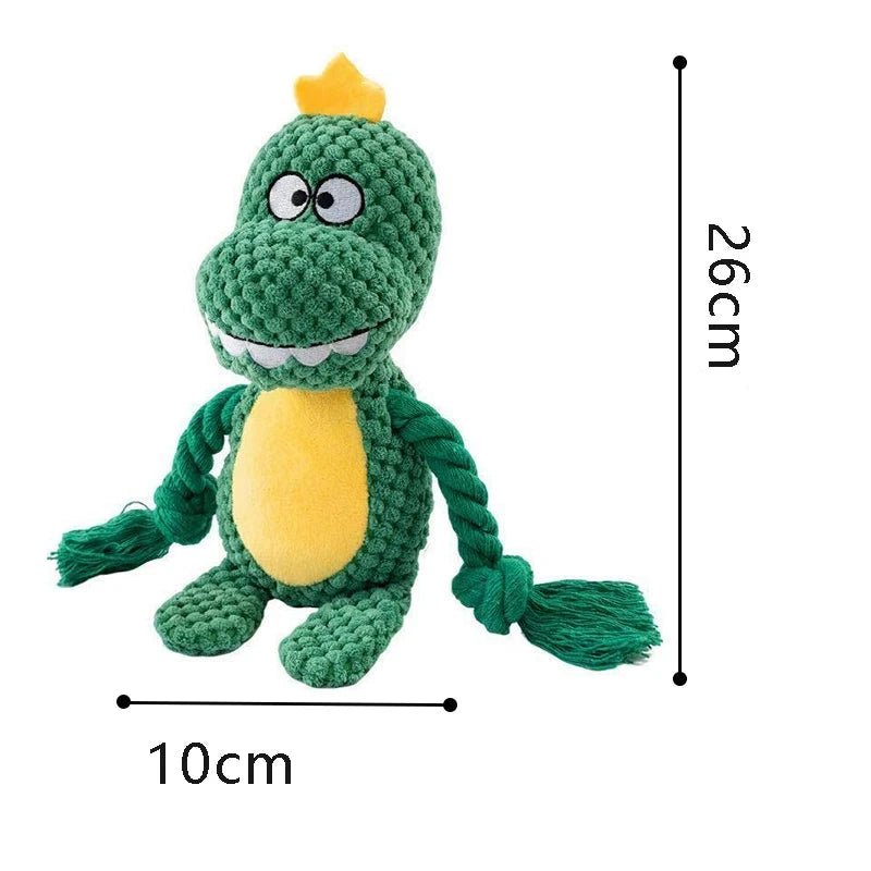 Jouet peluche indestructible pour chien en situation, vue 6