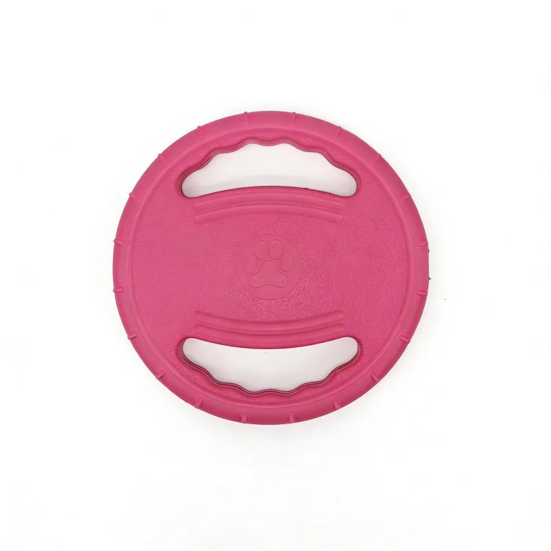 Frisbee indestructible pour chien - chien tenant le frisbee dans la gueule