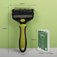Brosse de toilettage pour chien et chat – détail de la poignée ergonomique