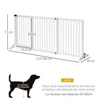 Barrière de sécurité en bois, fixation sans perçage