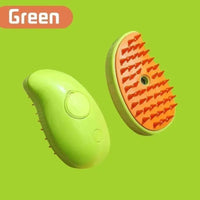 Brosse de toilettage à vapeur pour chien et chat - Élimine les poils morts en douceur