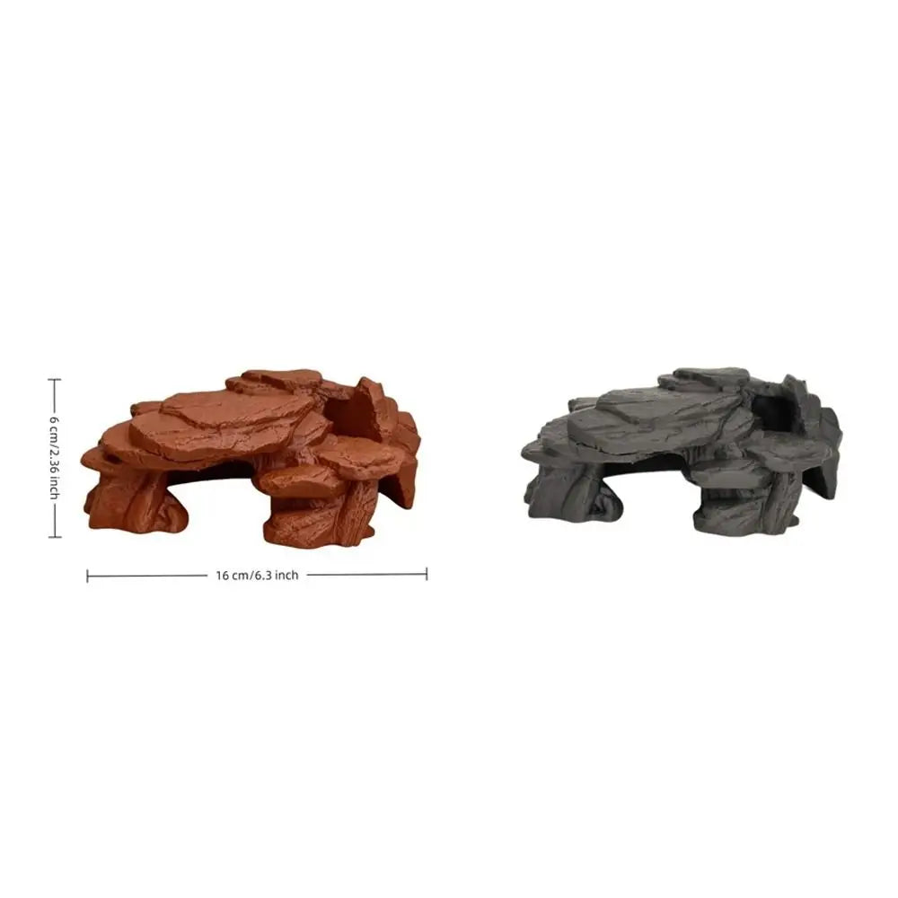 Crevette abritée dans l'ornement rocher imprimé 3D