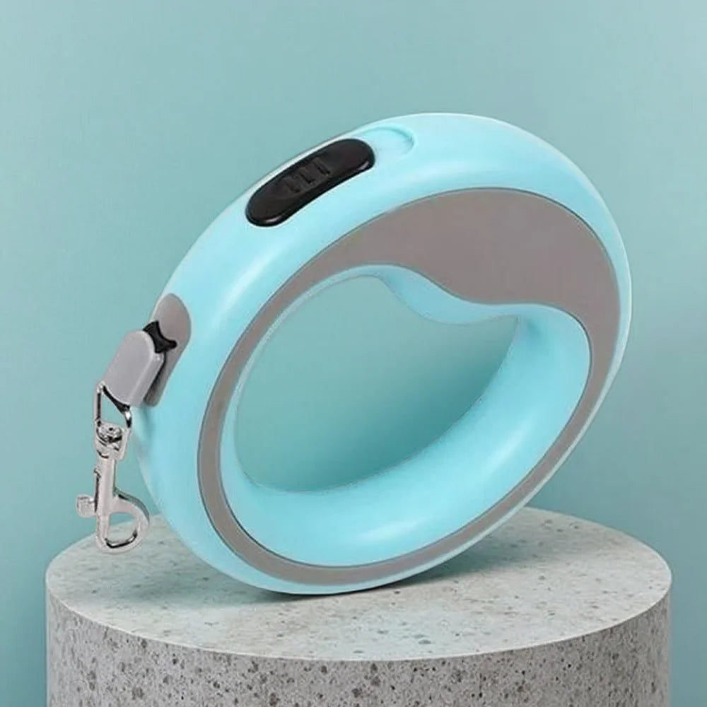 Laisse rétractable automatique pour chien – détail de l'attache ou du mécanisme