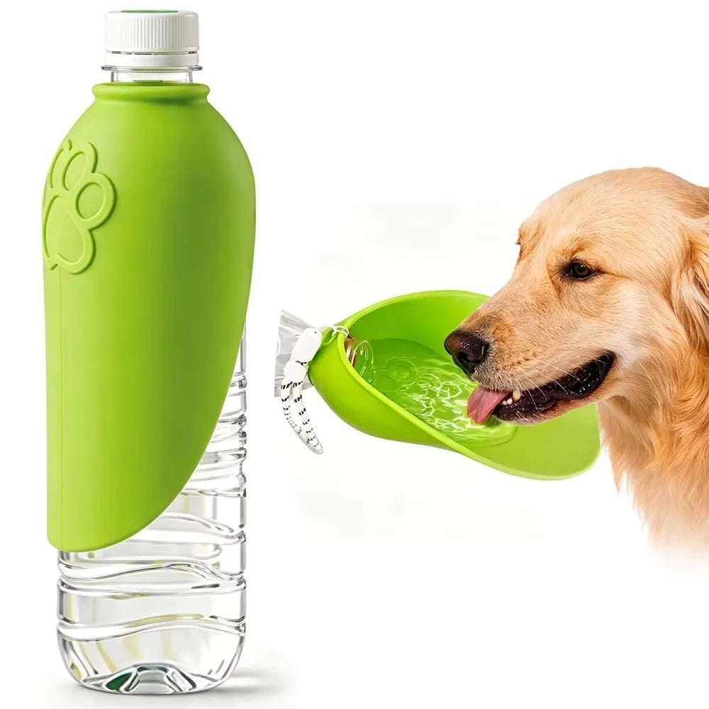 Gourde pliable pour chien et chat – détail du couvercle ou de la fermeture