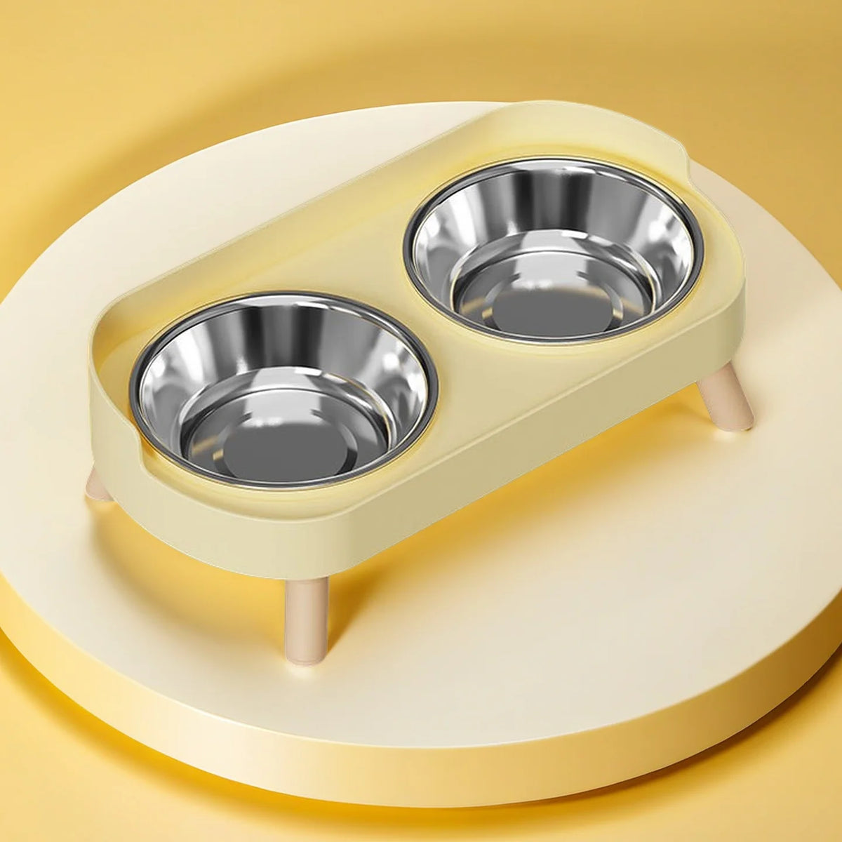 Gamelle double pour chien et chat – format replié ou compact