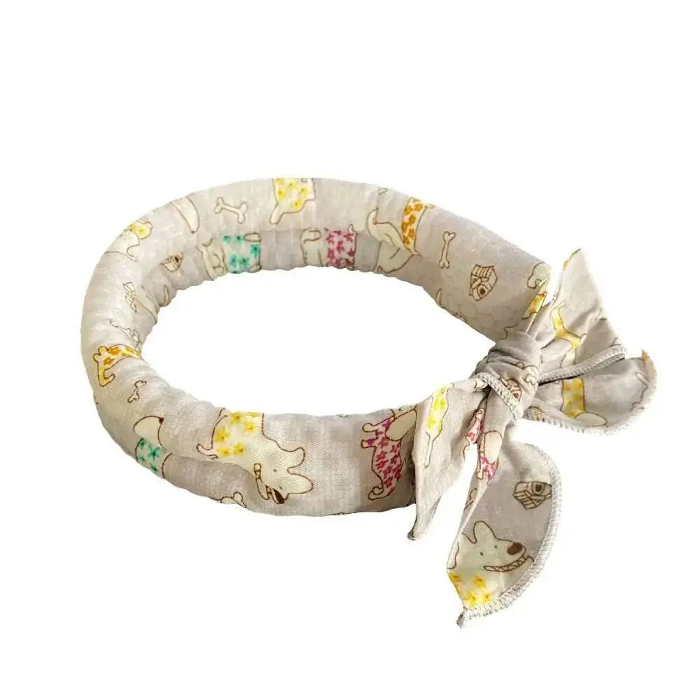 Collier en maille respirante pour chien et chat – vue de dos