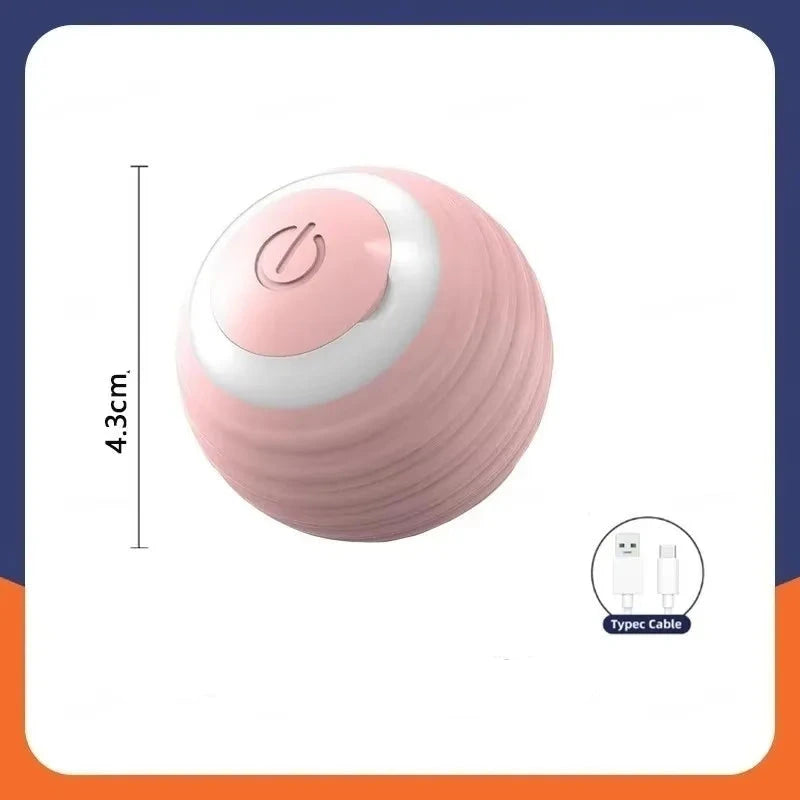 Jouet automatique rechargeable pour chat en situation, vue 1