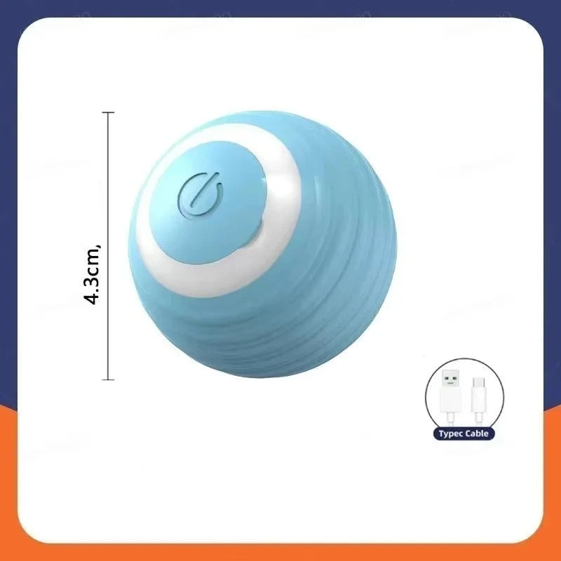 Jouet automatique rechargeable pour chat en situation, vue 2