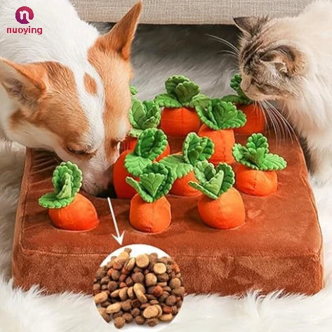Tapis de fouille carotte pour chien et chat