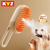 Brosse à vapeur pour chien et chat