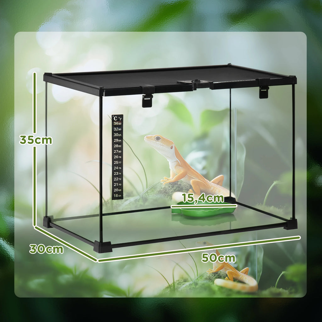 Boîte d'élevage pour reptiles, vue d'ensemble