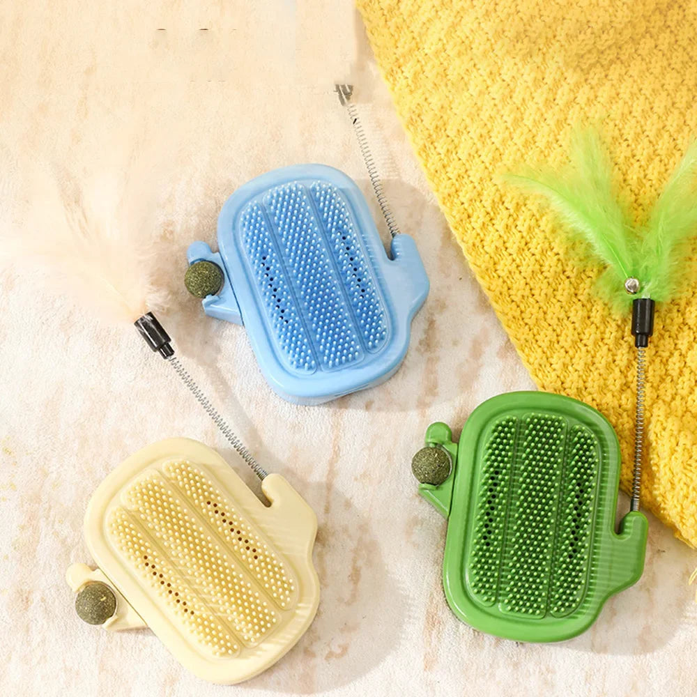 Griffoir cactus interactif pour chat - vue d'ensemble