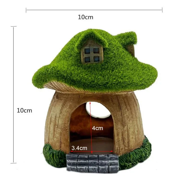 Maisonnette décorative pour aquarium - coloris disponible