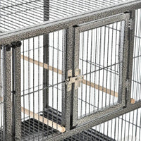 Détail du séparateur modulable de la cage à oiseaux