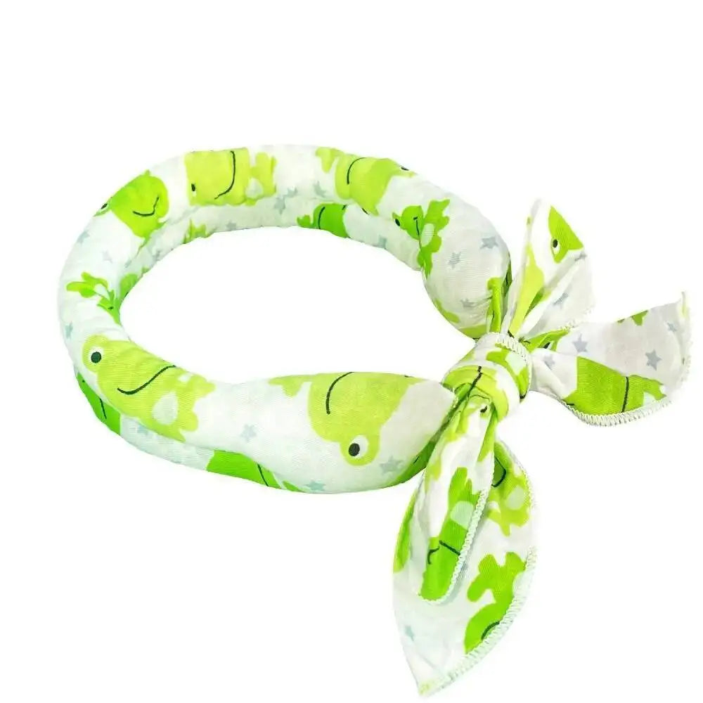 Collier en maille respirante pour chien et chat – détail de la bande réfléchissante ou de la maille