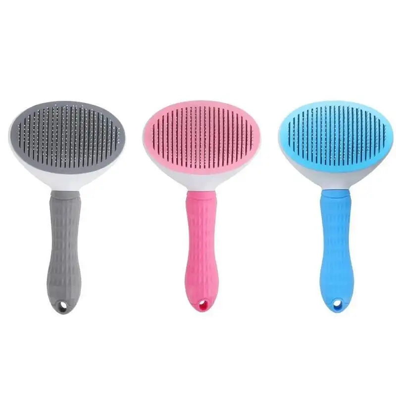 Brosse de toilettage auto-nettoyant pour chien et chat - Élimine les poils morts en douceur