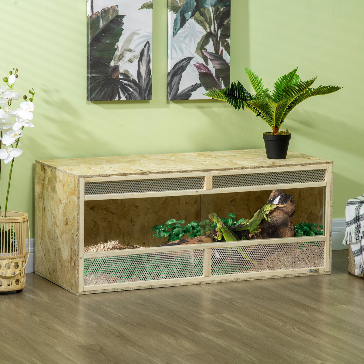 Panneaux ventilés du terrarium en OSB