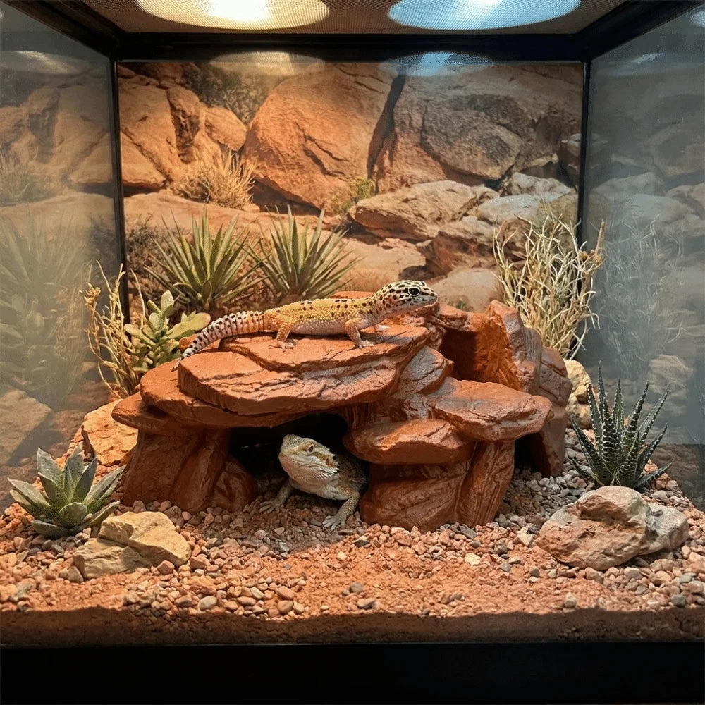Ornement rocher imprimé 3D pour aquarium