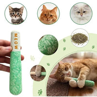 Jouet en tissu pour chat en situation, vue 1