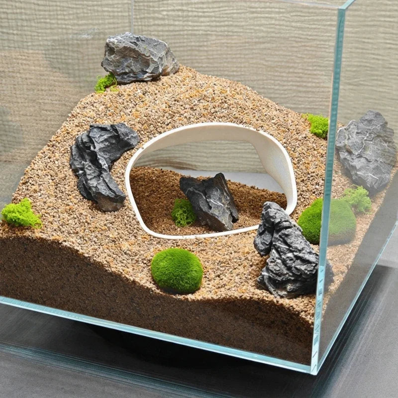 Grotte 3D dans un aménagement de terrarium