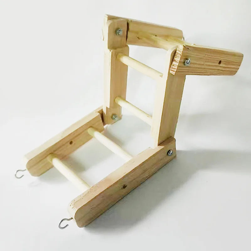 Jouet pliable pour oiseau - position échelle de grimpe