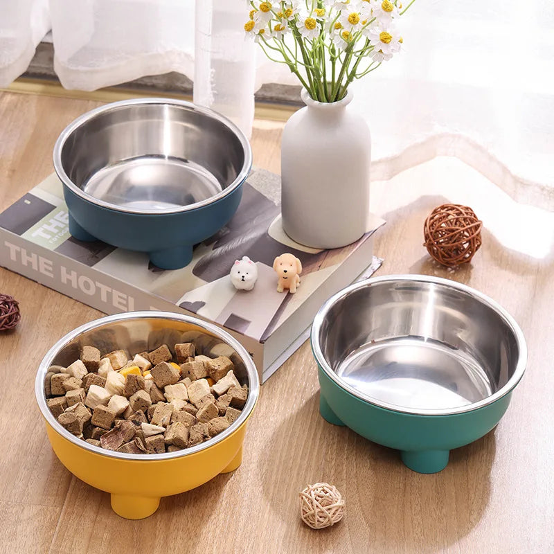 Gamelle inox pour chien et chat - vue de face