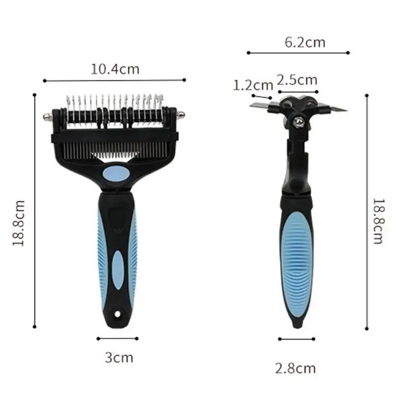 Brosse de toilettage pour chien et chat – brosse utilisée sur le pelage d'un animal