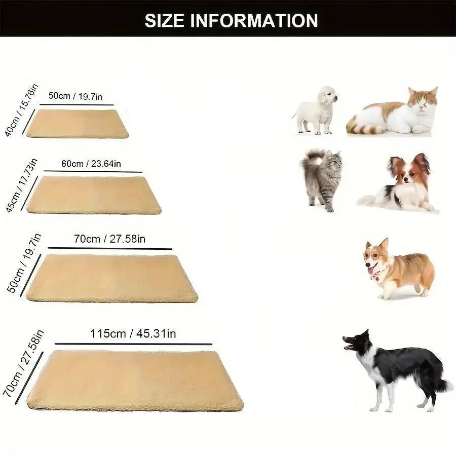 Couchage réfléchissant pour chien et chat en situation, vue 1