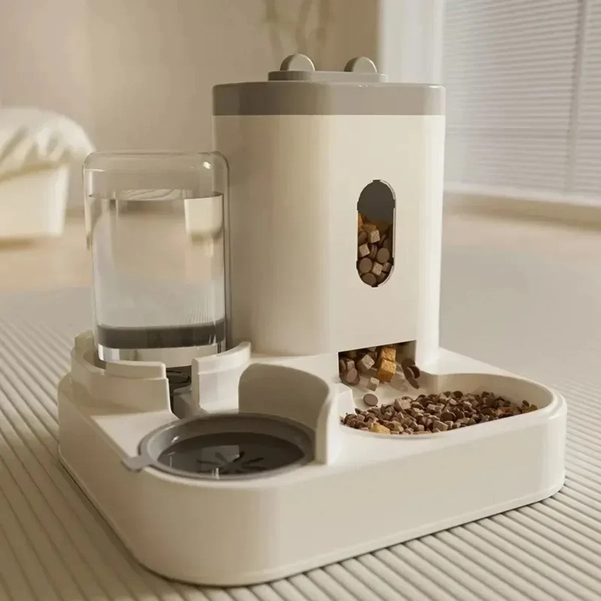 Gamelle 2-en-1 nourriture et eau pour chat